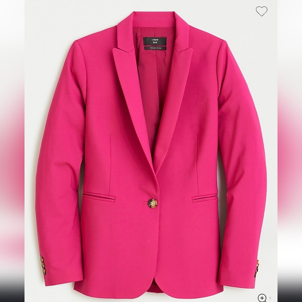 J. Crew Fuchsia Blazer